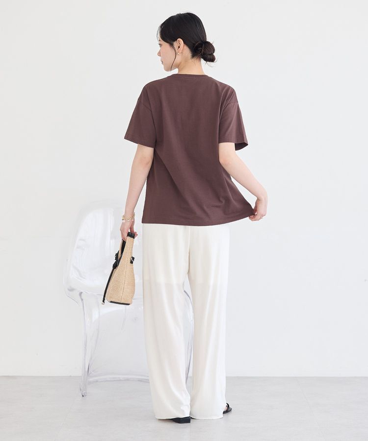 earth music&ecology「シャーリングロゴTシャツ」|Tシャツ・カットソー|
