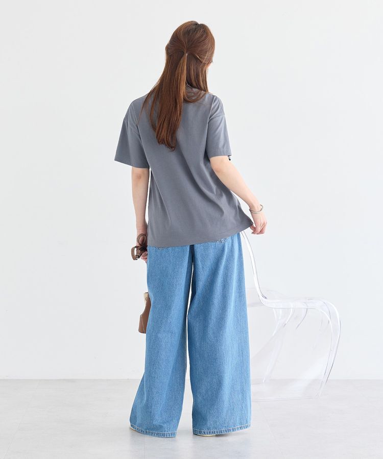 earth music&ecology「シャーリングロゴTシャツ」|Tシャツ・カットソー|
