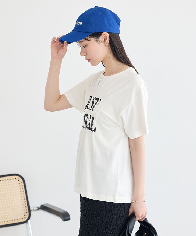 earth music&ecology「シャーリングロゴTシャツ」|Tシャツ・カットソー|