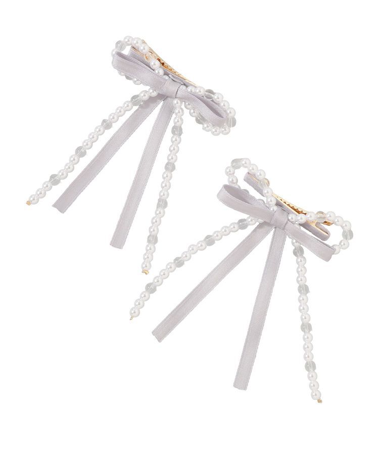 Maison de FLEUR「パールリボンクリップSET」|その他|