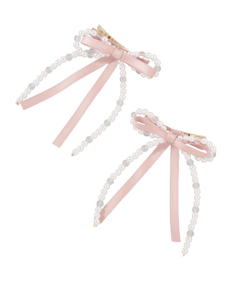 Maison de FLEUR「パールリボンクリップSET」|その他|
