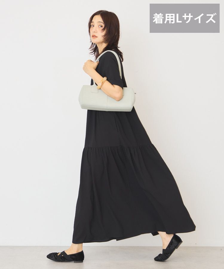 AMERICAN HOLIC「【WEB限定】サッカーティアードワンピース＜丈違い＞【UVカット・イージーケア】」|ワンピース|