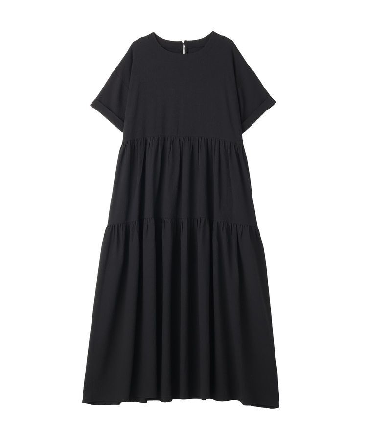 AMERICAN HOLIC「【WEB限定】サッカーティアードワンピース＜丈違い＞【UVカット・イージーケア】」|ワンピース|