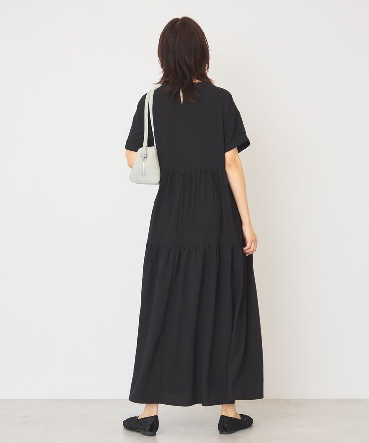 AMERICAN HOLIC「【WEB限定】サッカーティアードワンピース＜丈違い＞【UVカット・イージーケア】」|ワンピース|