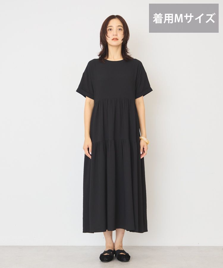 AMERICAN HOLIC「【WEB限定】サッカーティアードワンピース＜丈違い＞【UVカット・イージーケア】」|ワンピース|