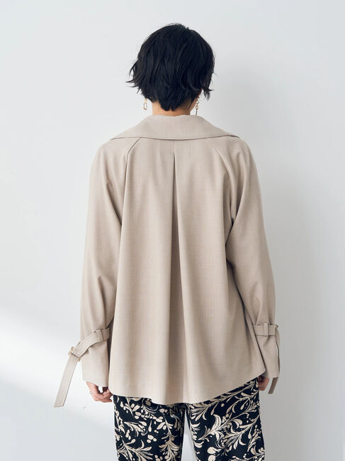 YECCA VECCA「パイピングショートトレンチコート」|その他|