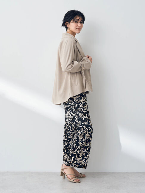 YECCA VECCA「パイピングショートトレンチコート」|その他|