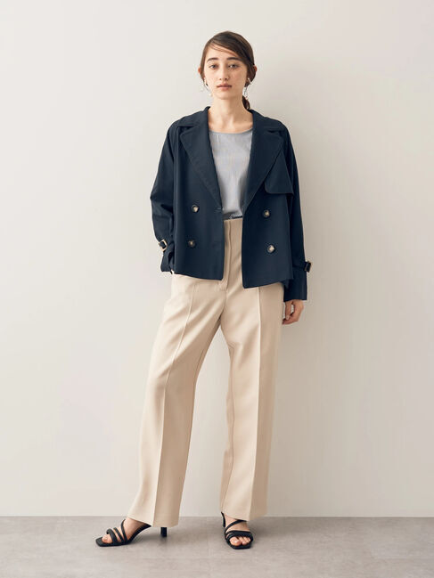 YECCA VECCA「パイピングショートトレンチコート」|その他|