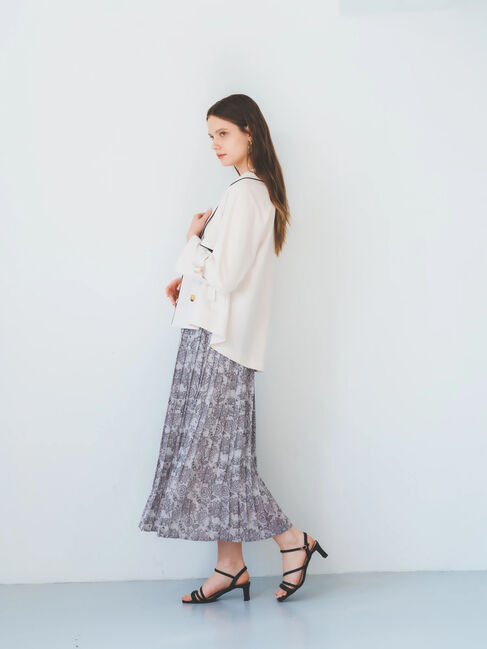 YECCA VECCA「パイピングショートトレンチコート」|その他|