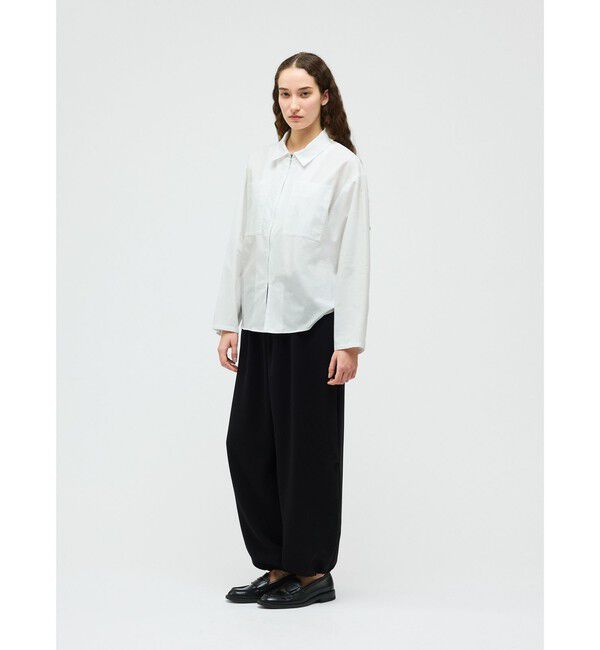 mizuiro ind「mizuiro ind ジップシャツ」|シャツ・ブラウス|