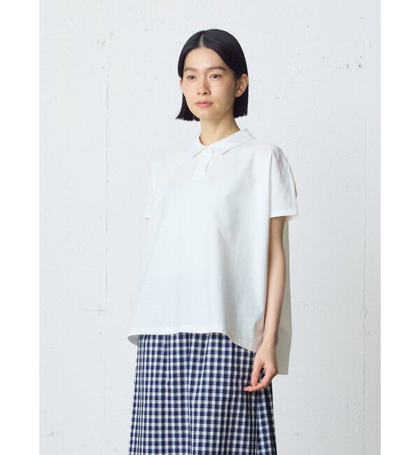 MidiUmi「MidiUmi ポロノースリーブプルオーバー」|Tシャツ・カットソー|
