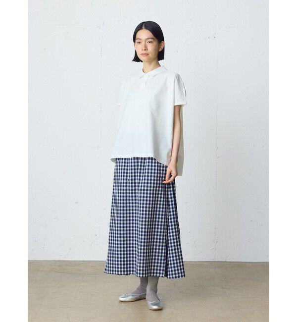 MidiUmi「MidiUmi ポロノースリーブプルオーバー」|Tシャツ・カットソー|