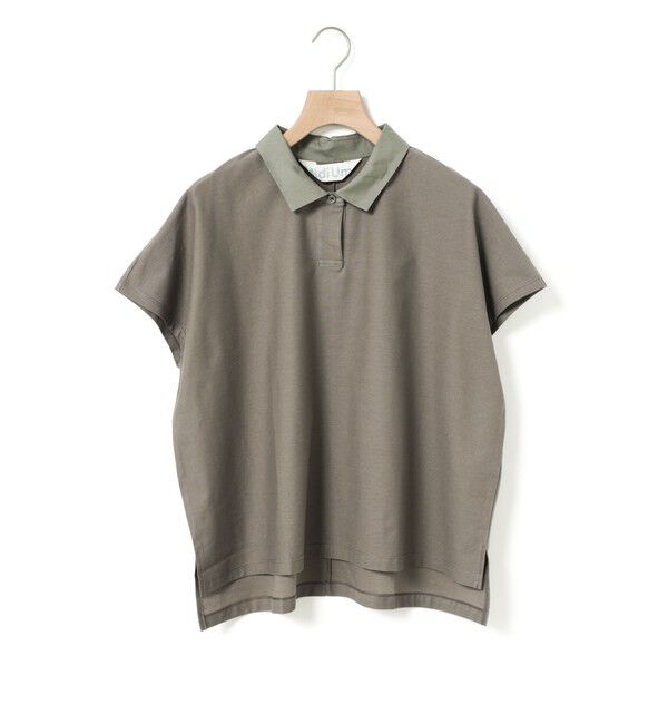 MidiUmi「MidiUmi ポロノースリーブプルオーバー」|Tシャツ・カットソー|グレー