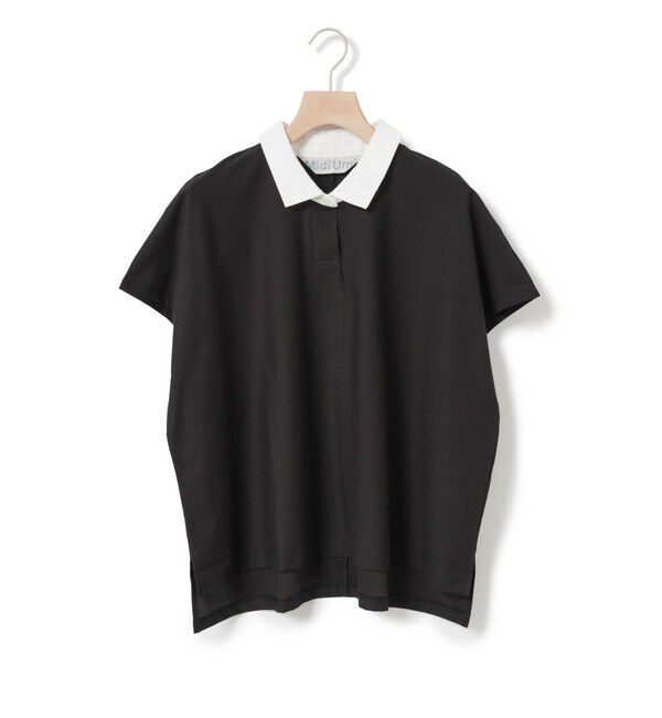 MidiUmi「MidiUmi ポロノースリーブプルオーバー」|Tシャツ・カットソー|ブラック