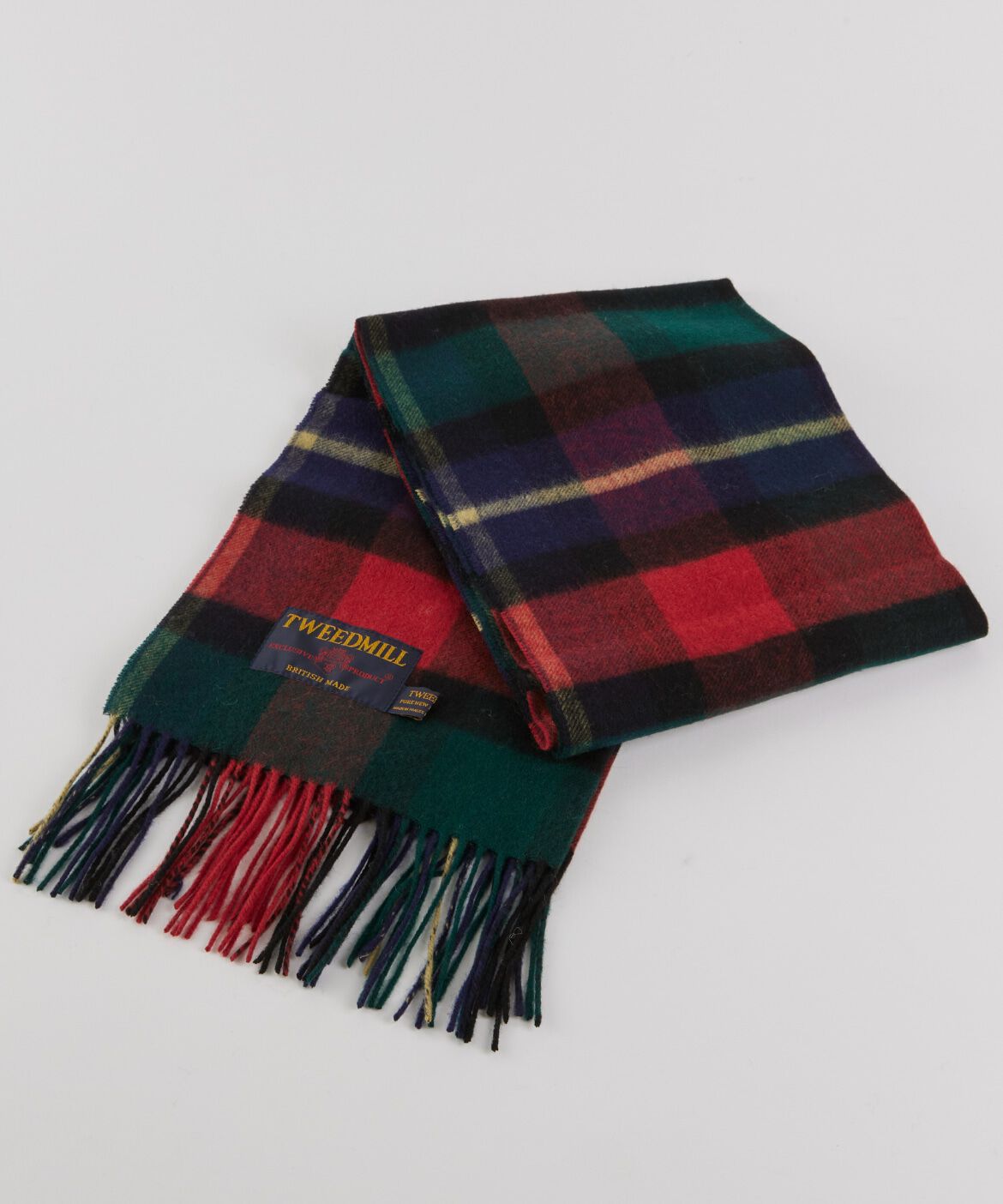 DAY by DAY it&rsquo;s international「チェック柄ウールストール 《TWEEDMILL/ツイードミル》」|ストール|レッド