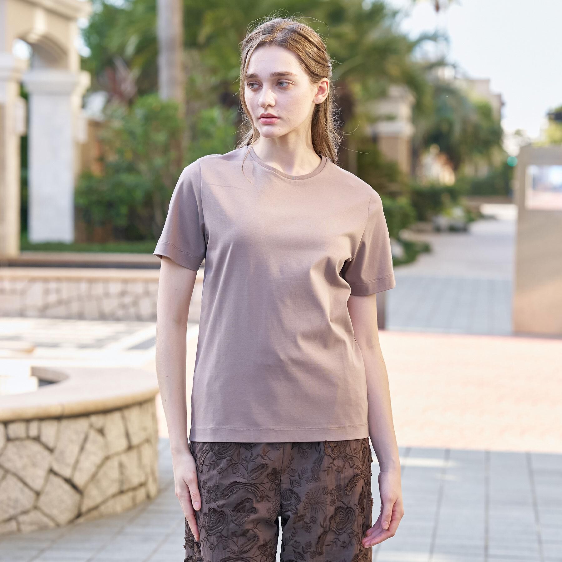 DRESSTERIOR「【接触冷感／抗菌防臭／消臭】アイスクリアコットンTシャツ」|Tシャツ・カットソー|