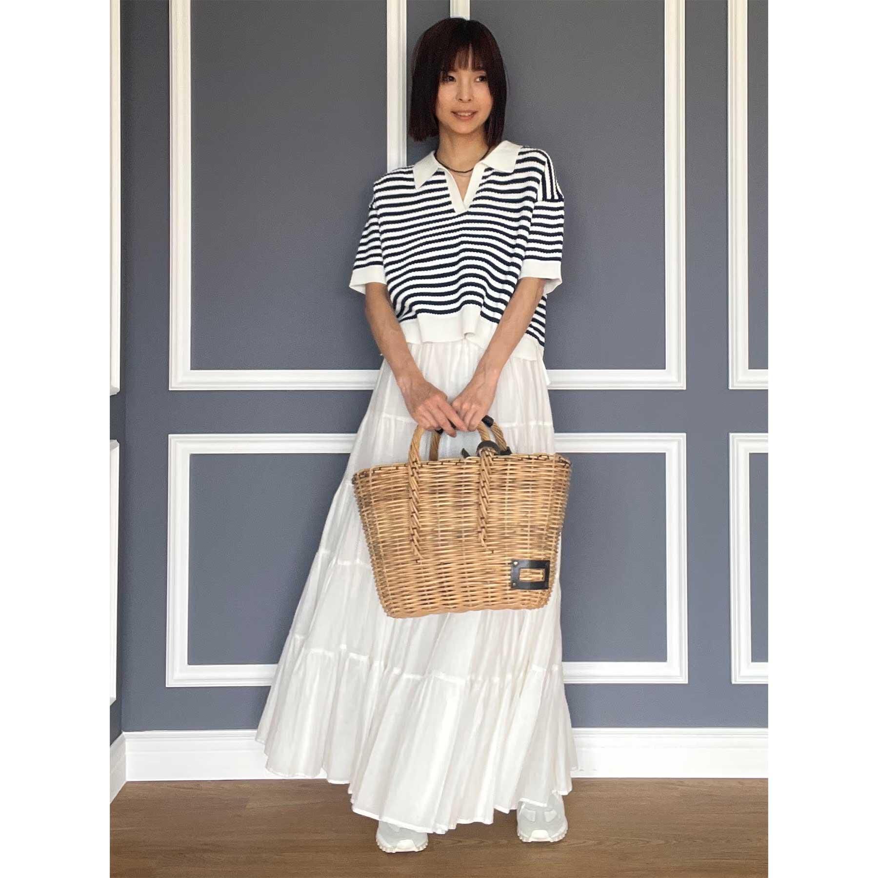 DRESSTERIOR「【再入荷】コットンボイルティアードスカート」|スカート|
