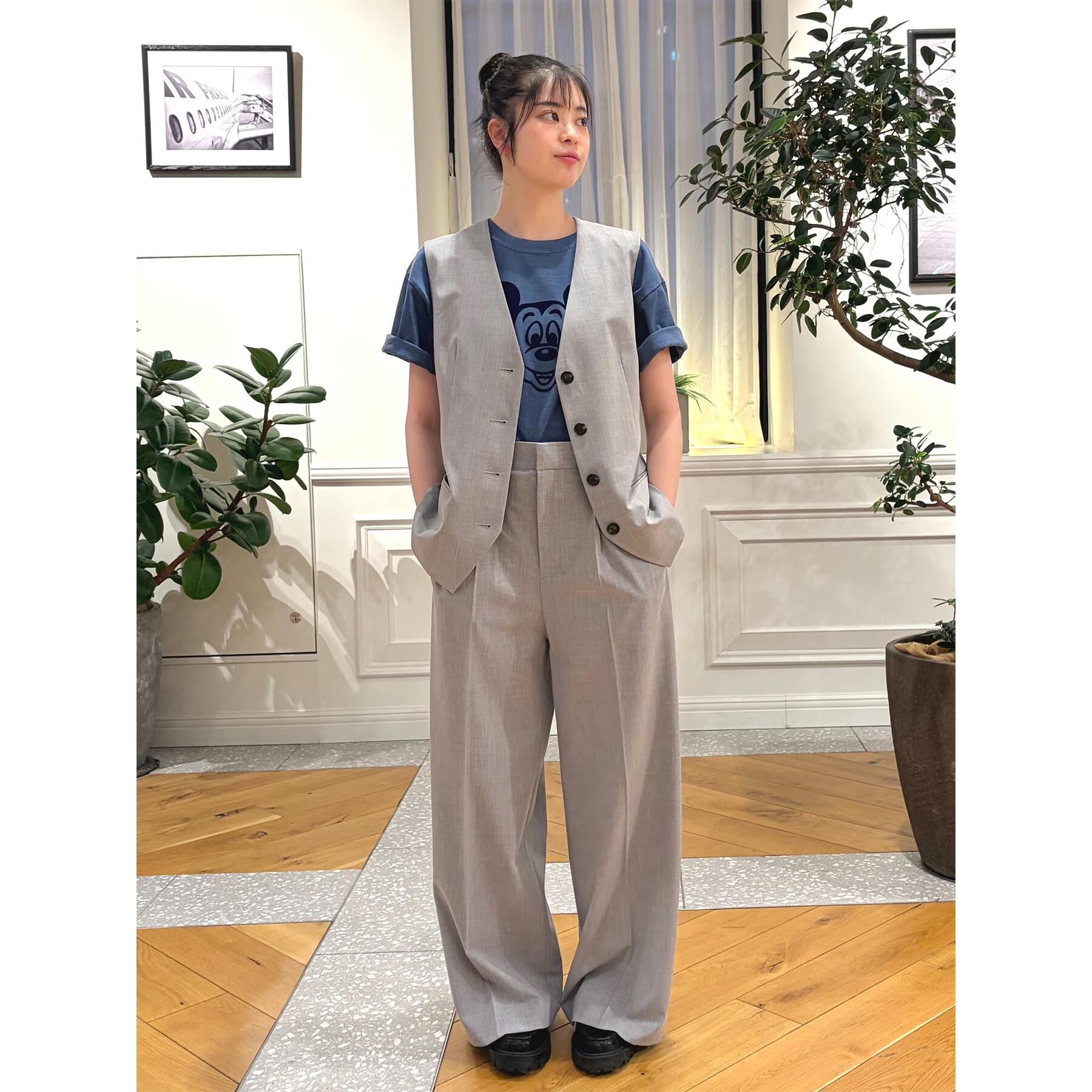 DRESSTERIOR「【セットアップ可/ウォッシャブル】ストライプ2WAYストレッチ サイドラインパンツ」|その他|