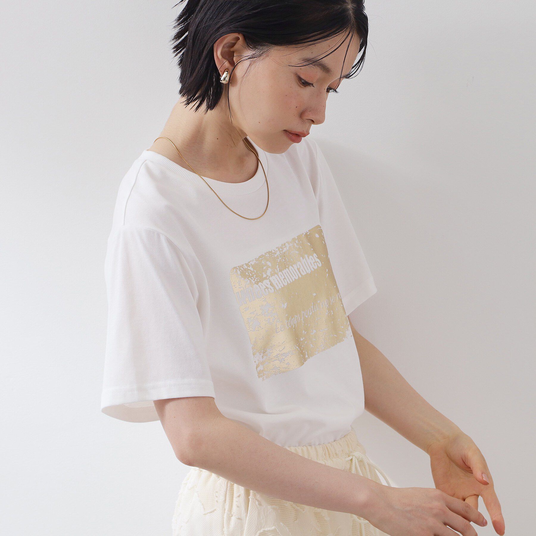 THE SHOP TK「【ひんやり/吸水速乾】プリントアソートTシャツ」|Tシャツ・カットソー|