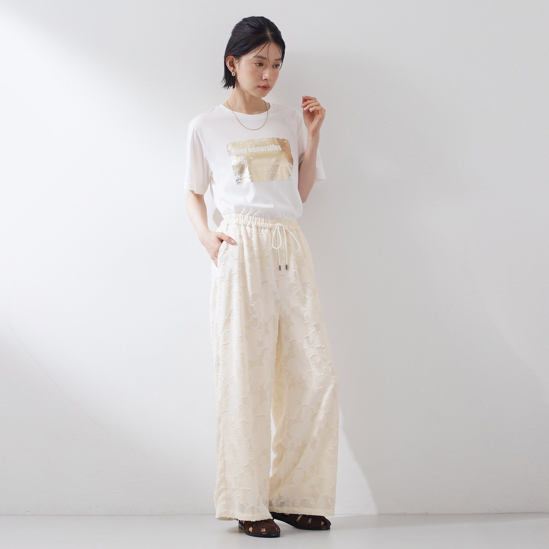 THE SHOP TK「【ひんやり/吸水速乾】プリントアソートTシャツ」|Tシャツ・カットソー|