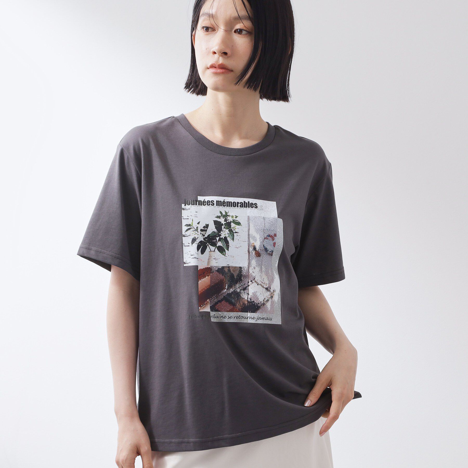 THE SHOP TK「【ひんやり/吸水速乾】プリントアソートTシャツ」|Tシャツ・カットソー|スミクロ(418)