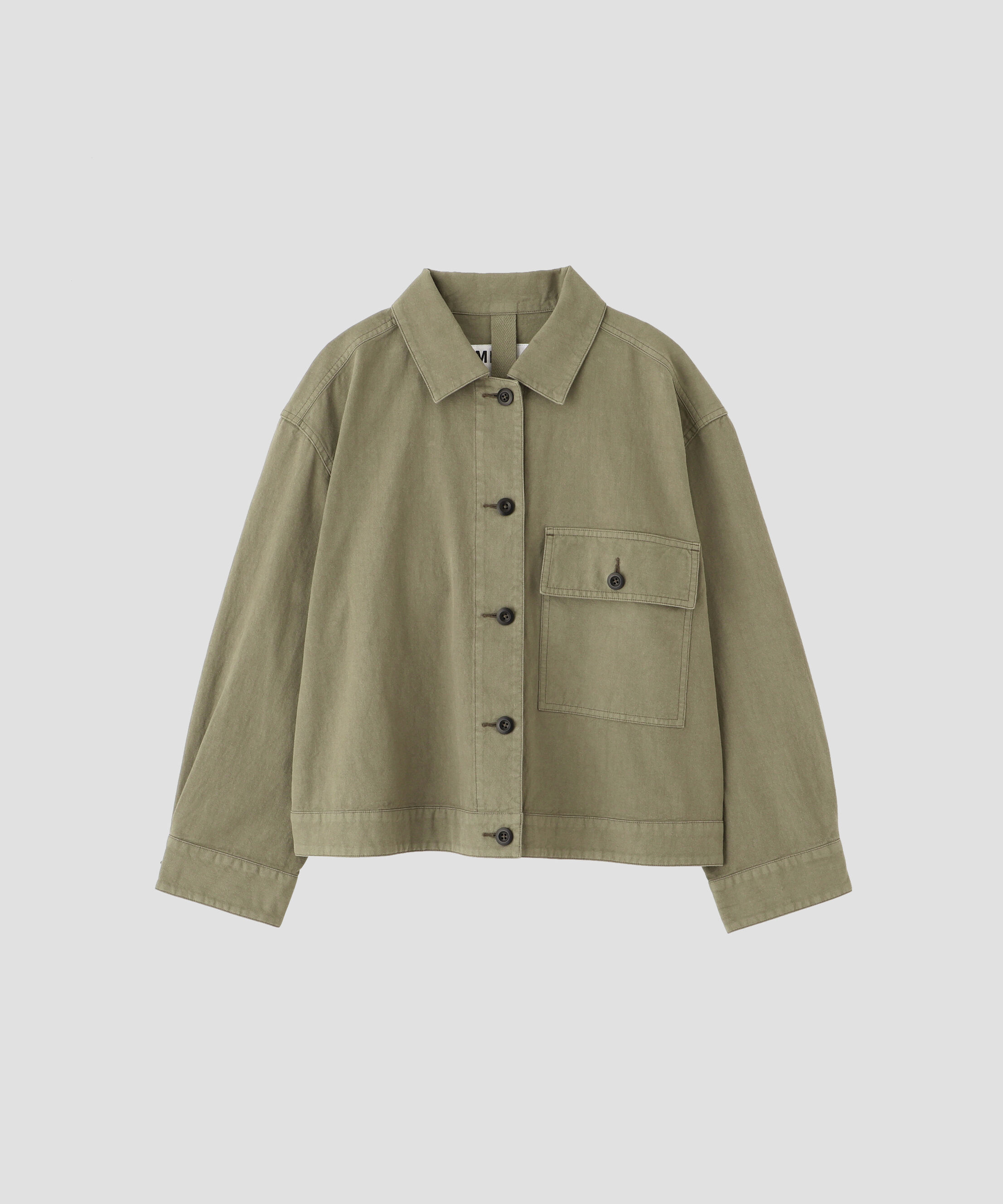 MHL.「BELGIAN LINEN COTTON PLAINWEAVE BLOUSON」|ブルゾン・スタジャン|