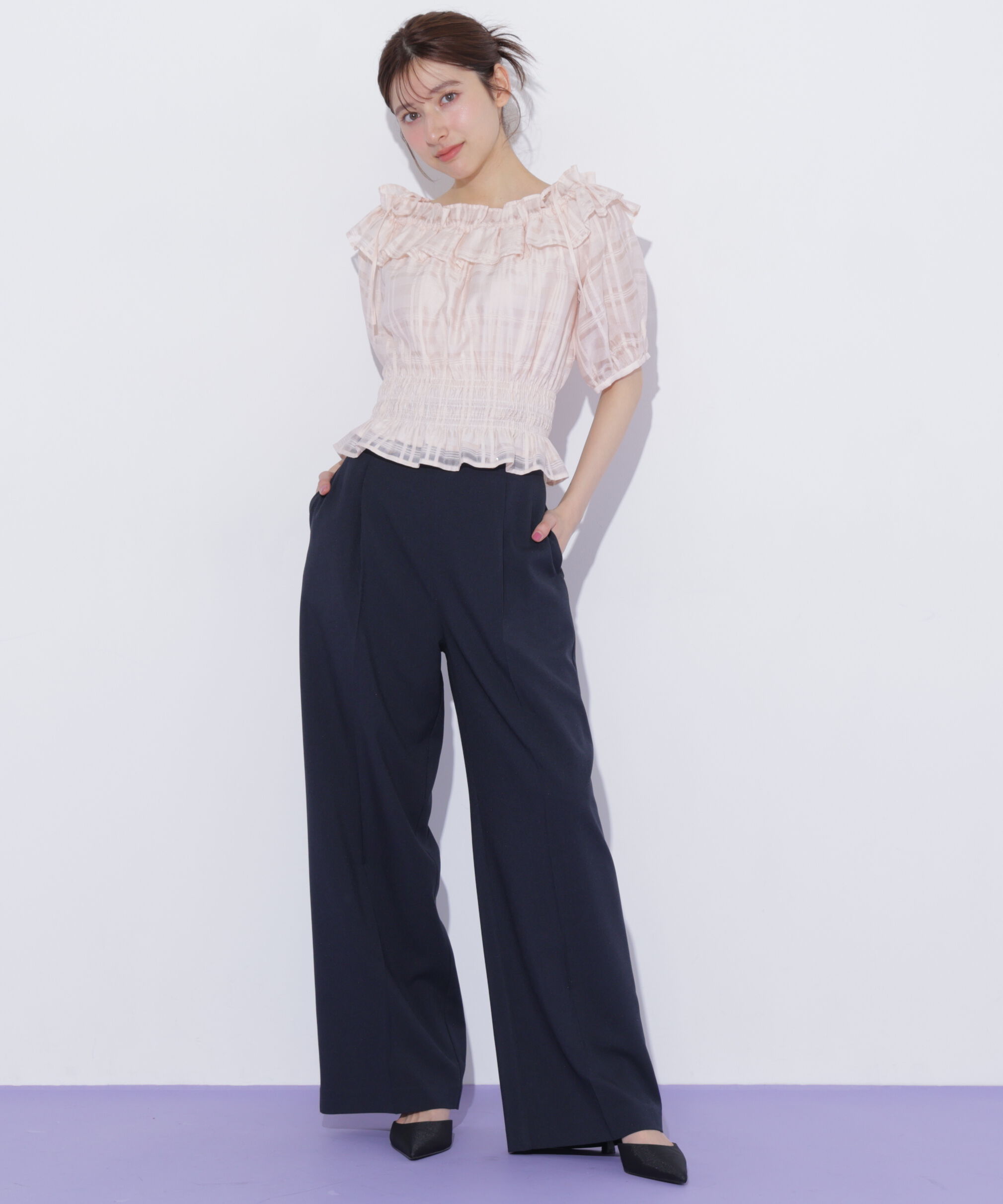  「ドライタッチワイドパンツ」|その他|