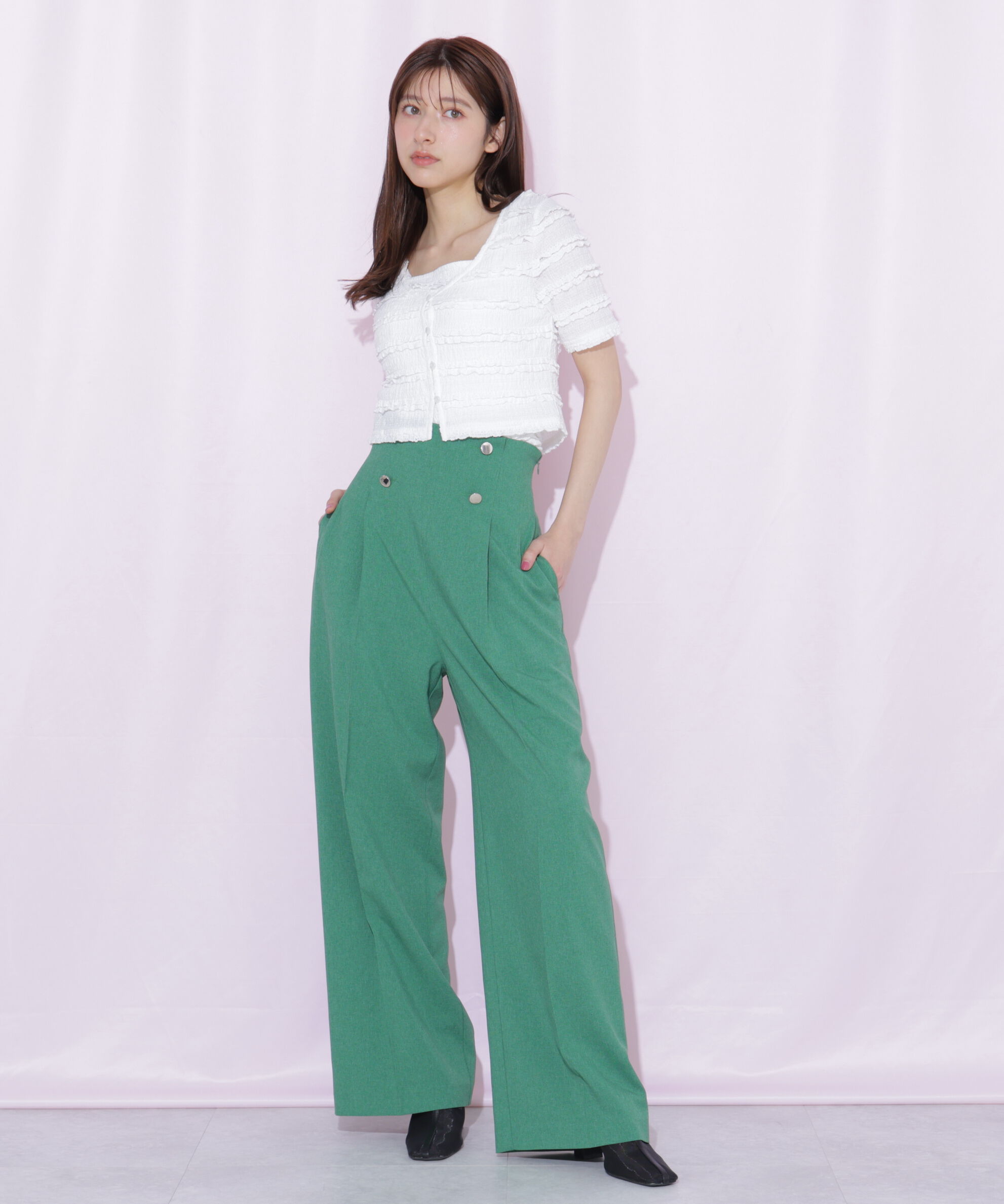  「ドライタッチワイドパンツ」|その他|