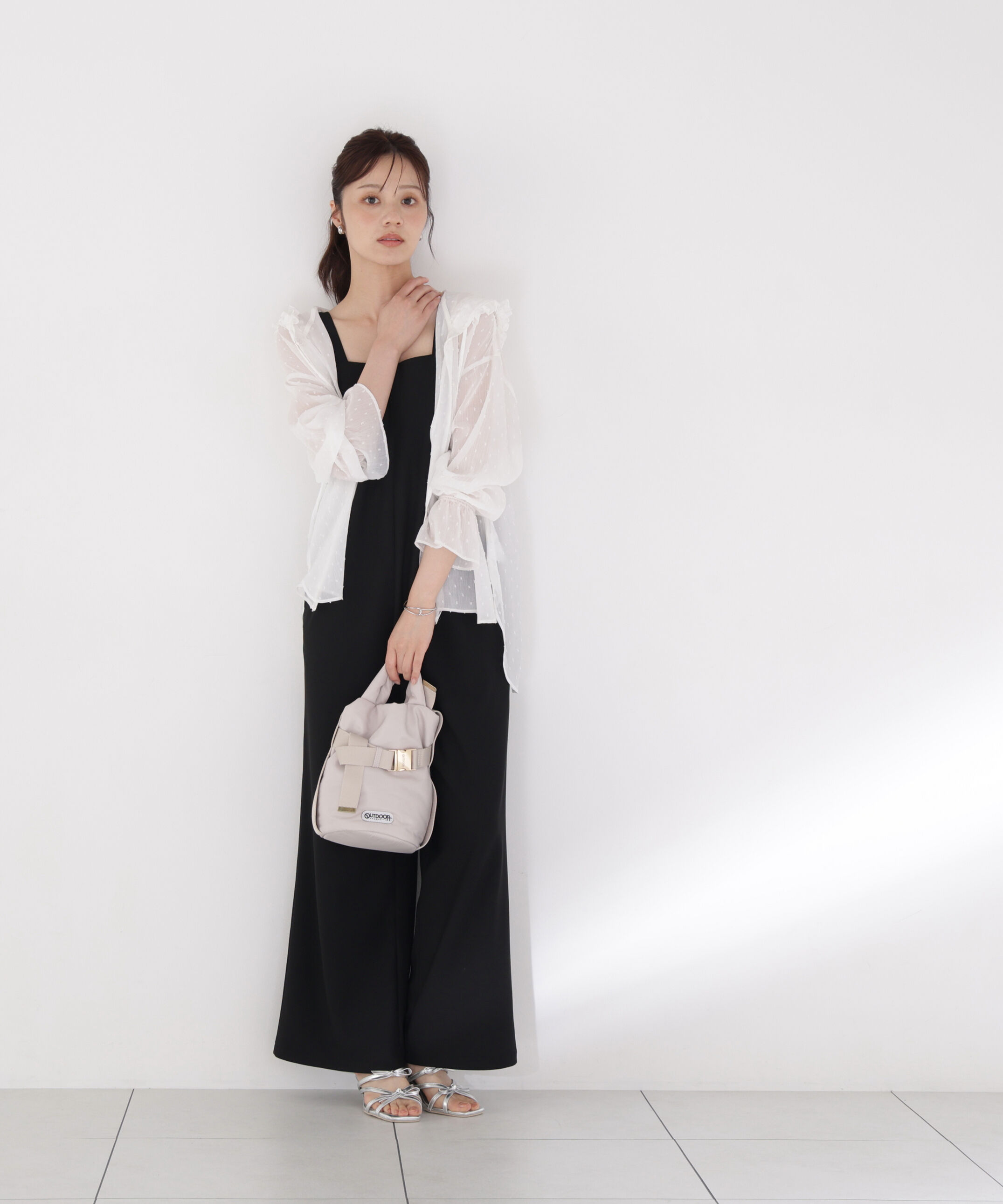 PROPORTION BODY DRESSING「＜a/mie＞カットジャガードフードシャツ」|シャツ・ブラウス|