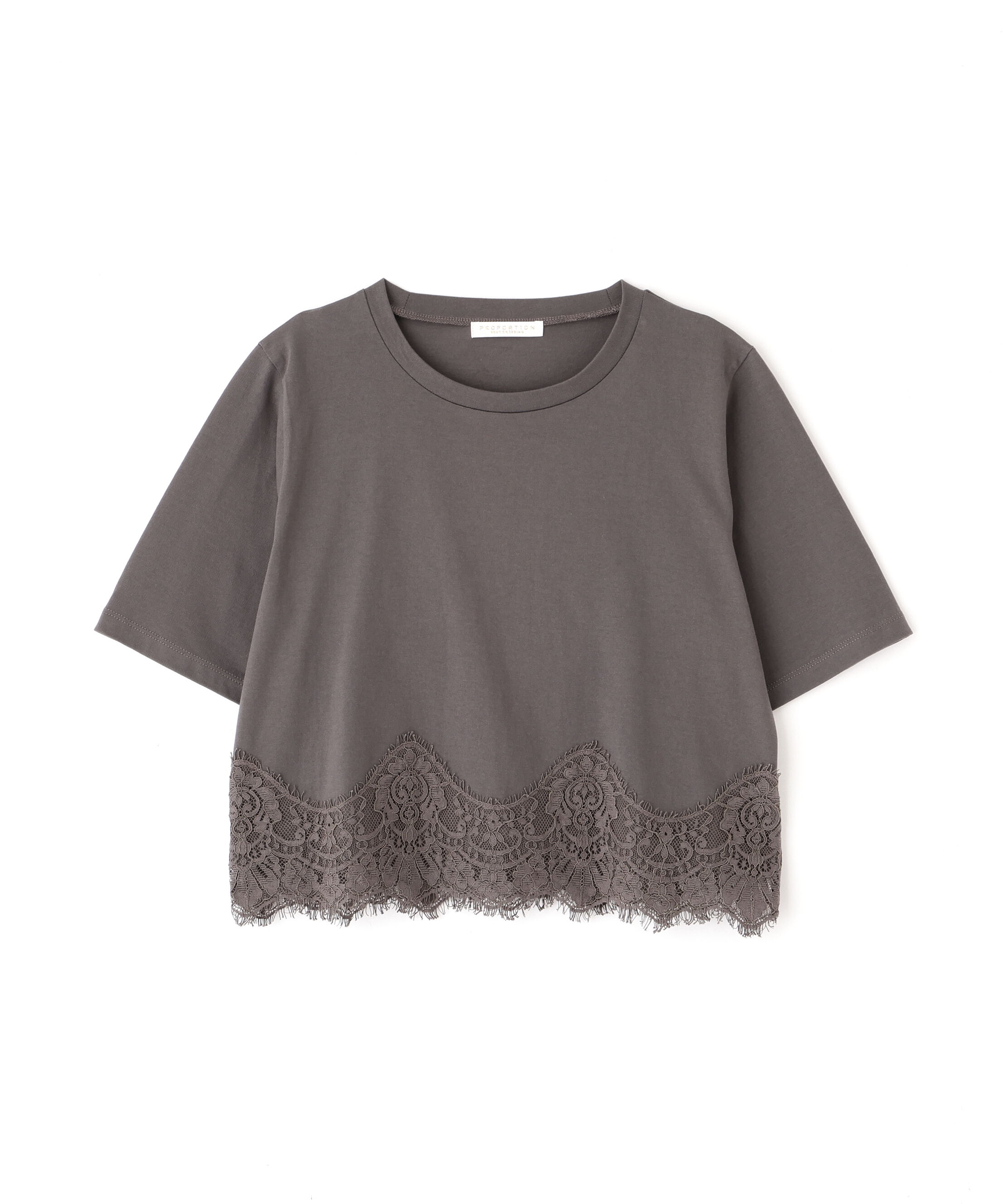 PROPORTION BODY DRESSING「レーストリムカットソー」|Tシャツ・カットソー|
