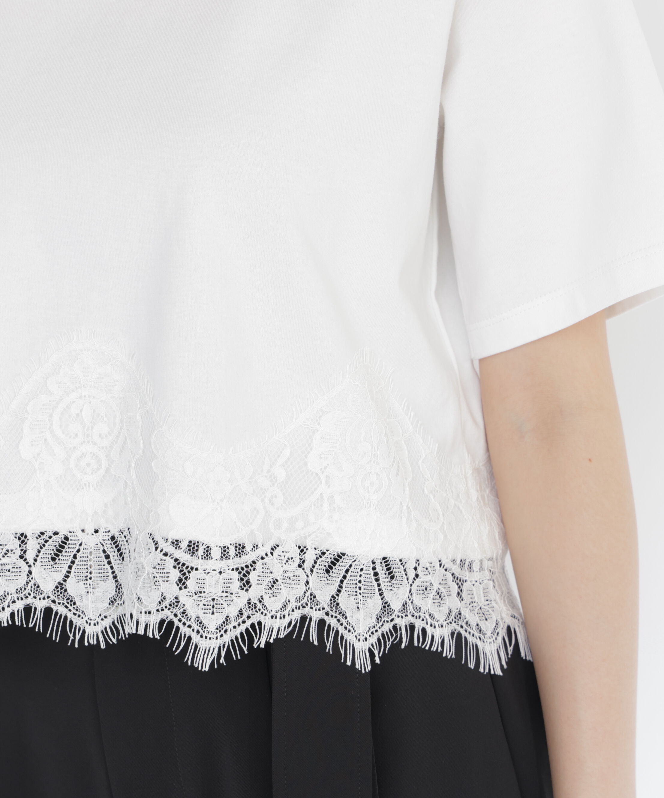 PROPORTION BODY DRESSING「レーストリムカットソー」|Tシャツ・カットソー|