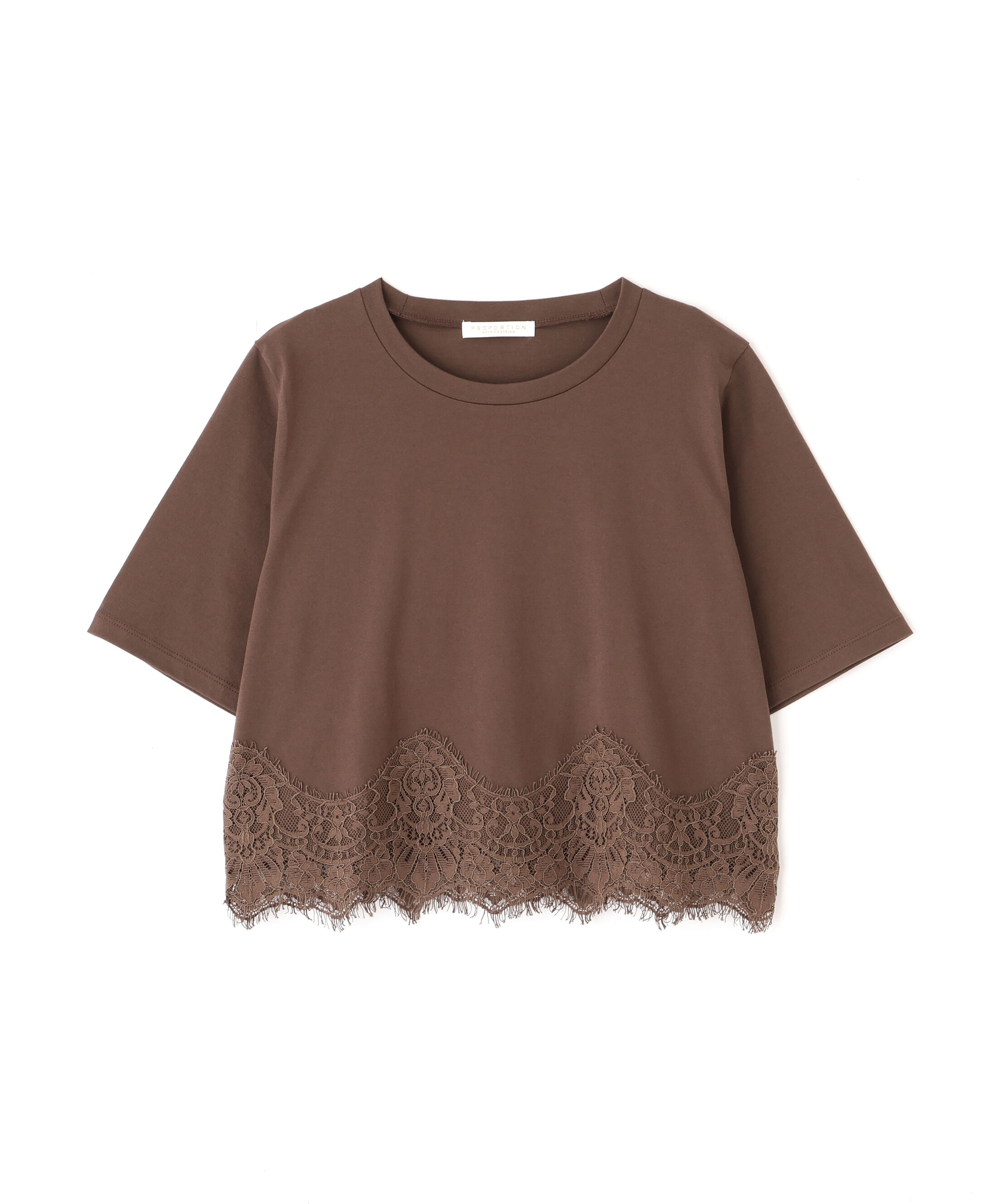 PROPORTION BODY DRESSING「レーストリムカットソー」|Tシャツ・カットソー|