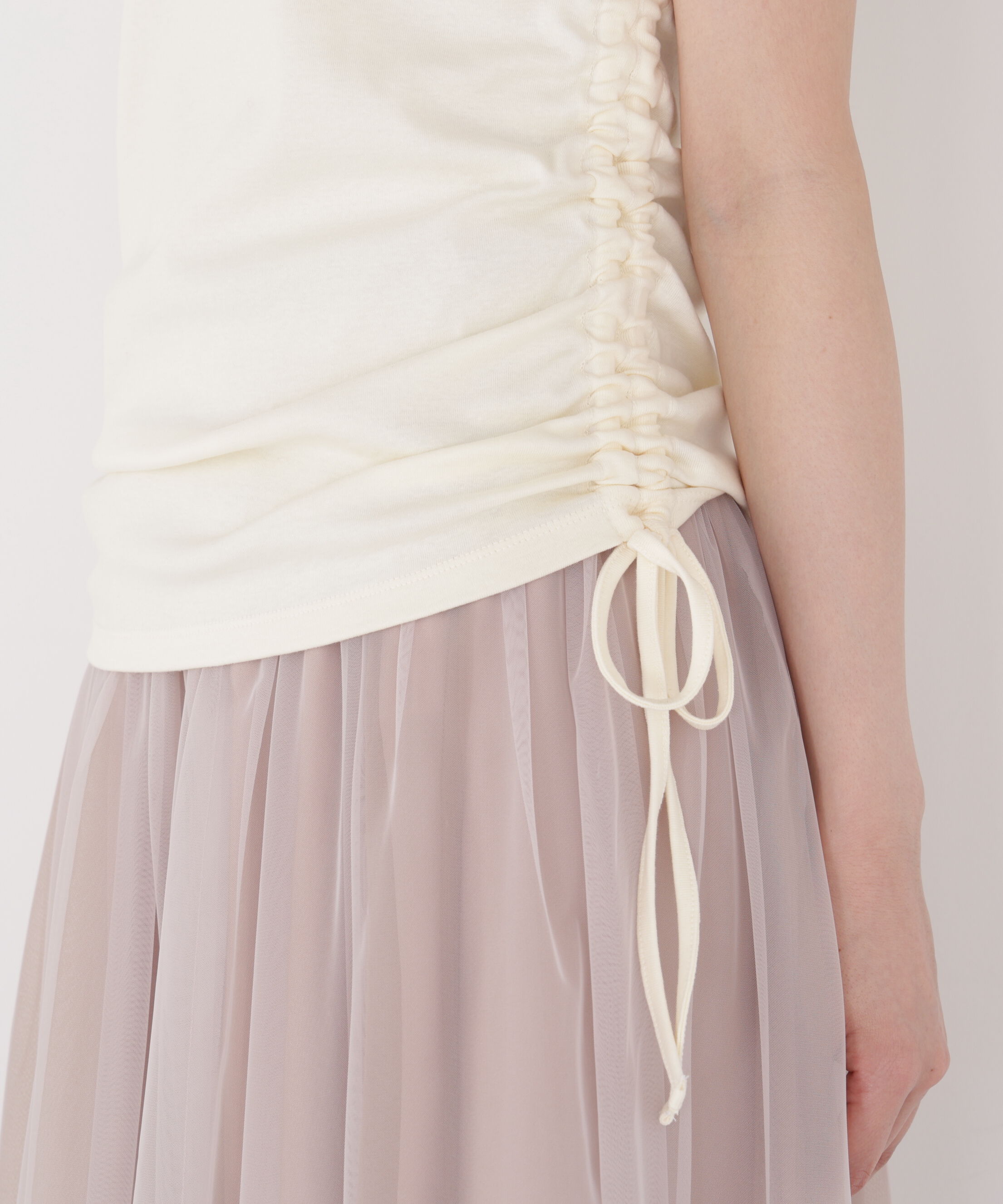 PROPORTION BODY DRESSING「＜a/mie＞ドロストオフショルカットソー」|Tシャツ・カットソー|