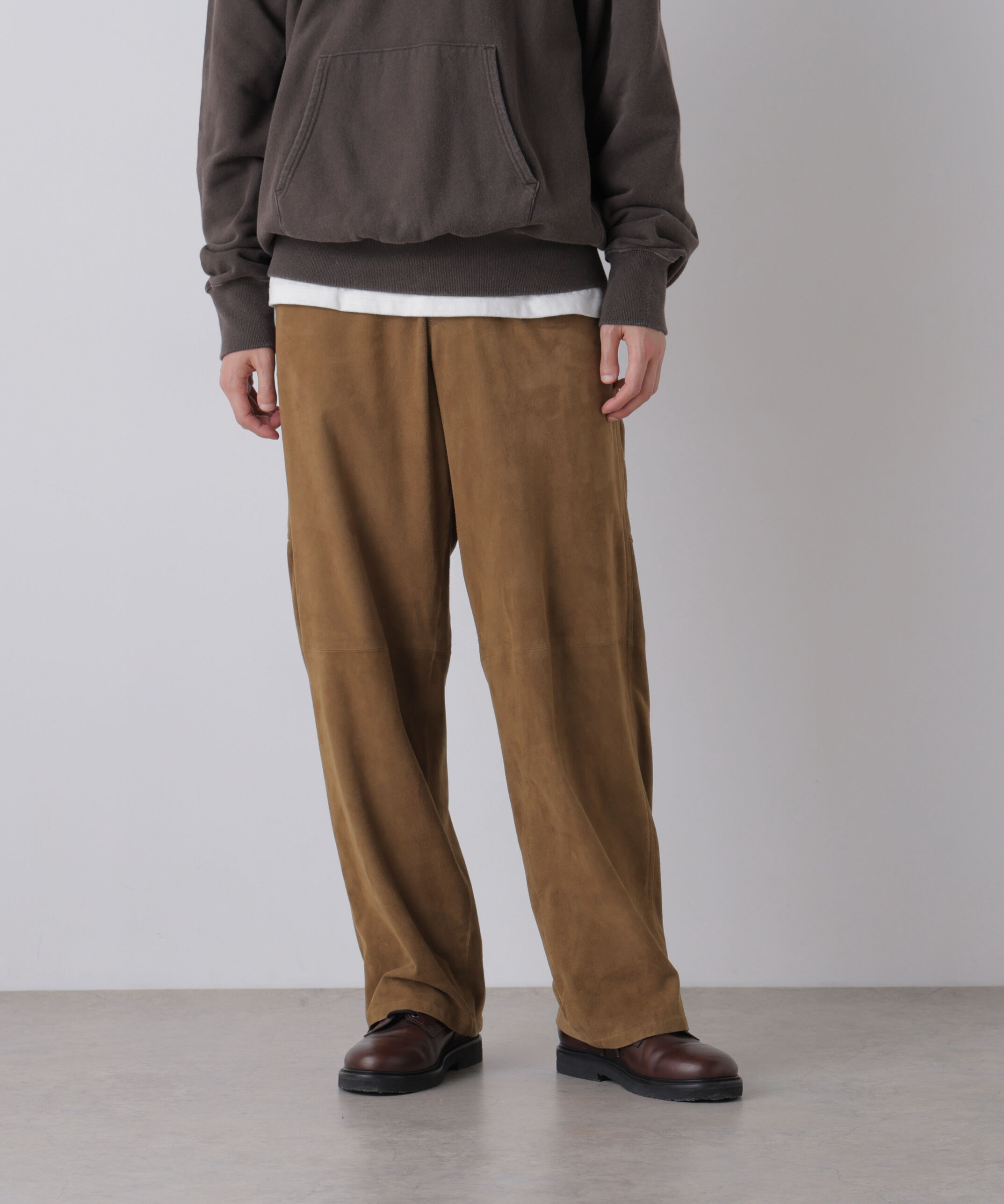 YLEVE 「YLEVE / ROUGH GOAT SUEDE PAINTER PANTS」|その他|