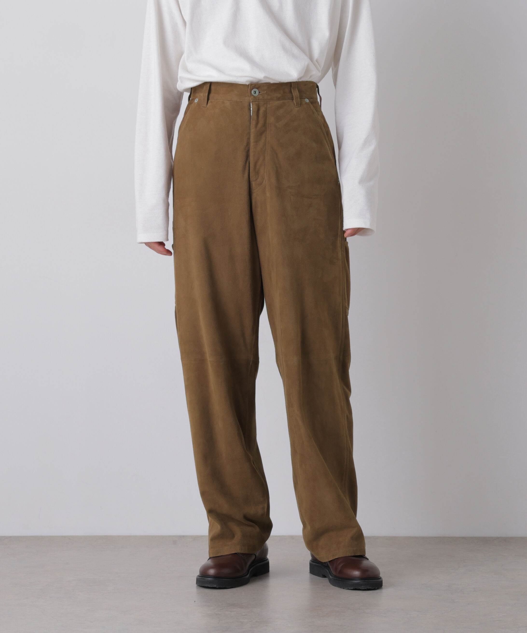 YLEVE 「YLEVE / ROUGH GOAT SUEDE PAINTER PANTS」|その他|