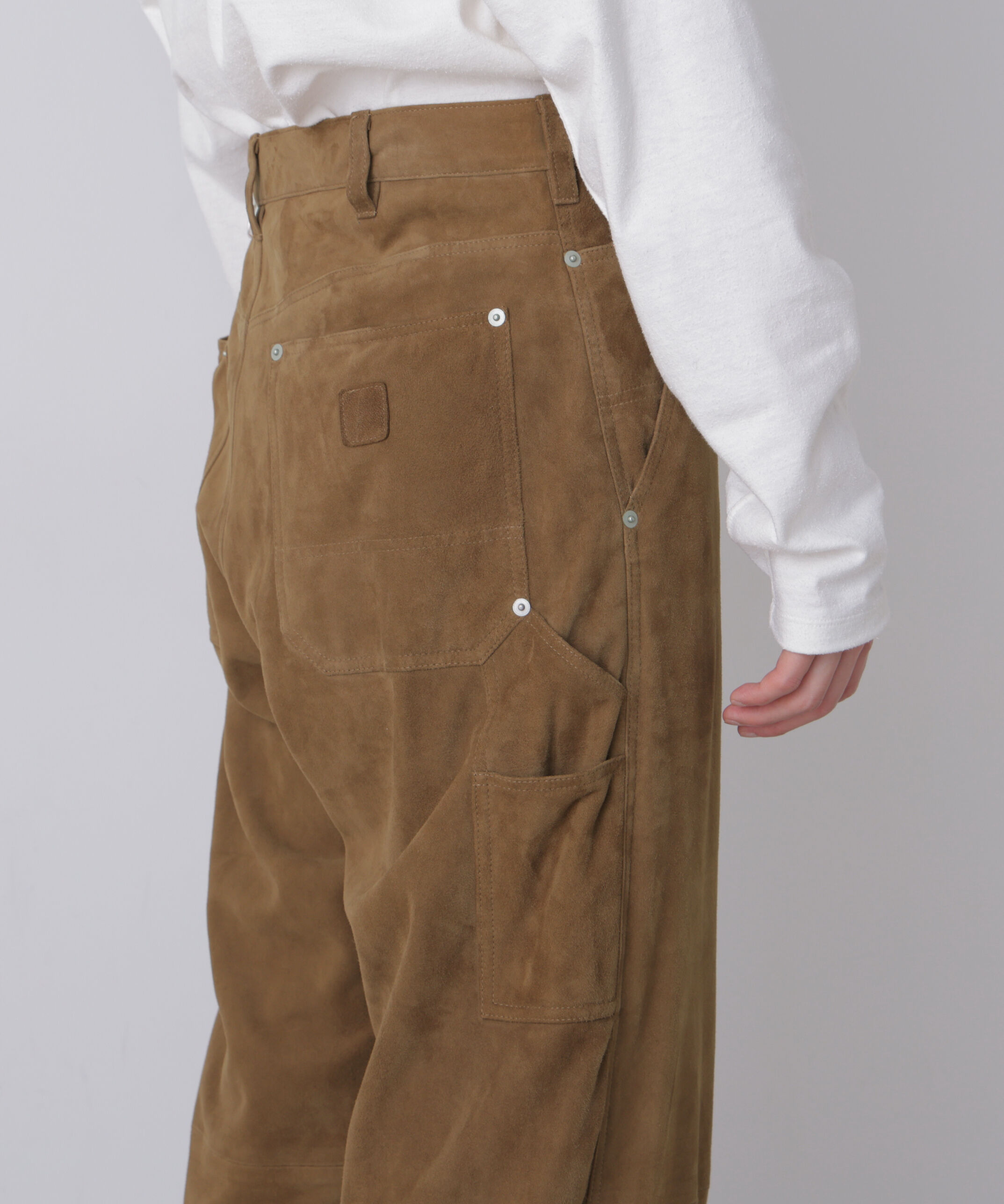 YLEVE 「YLEVE / ROUGH GOAT SUEDE PAINTER PANTS」|その他|