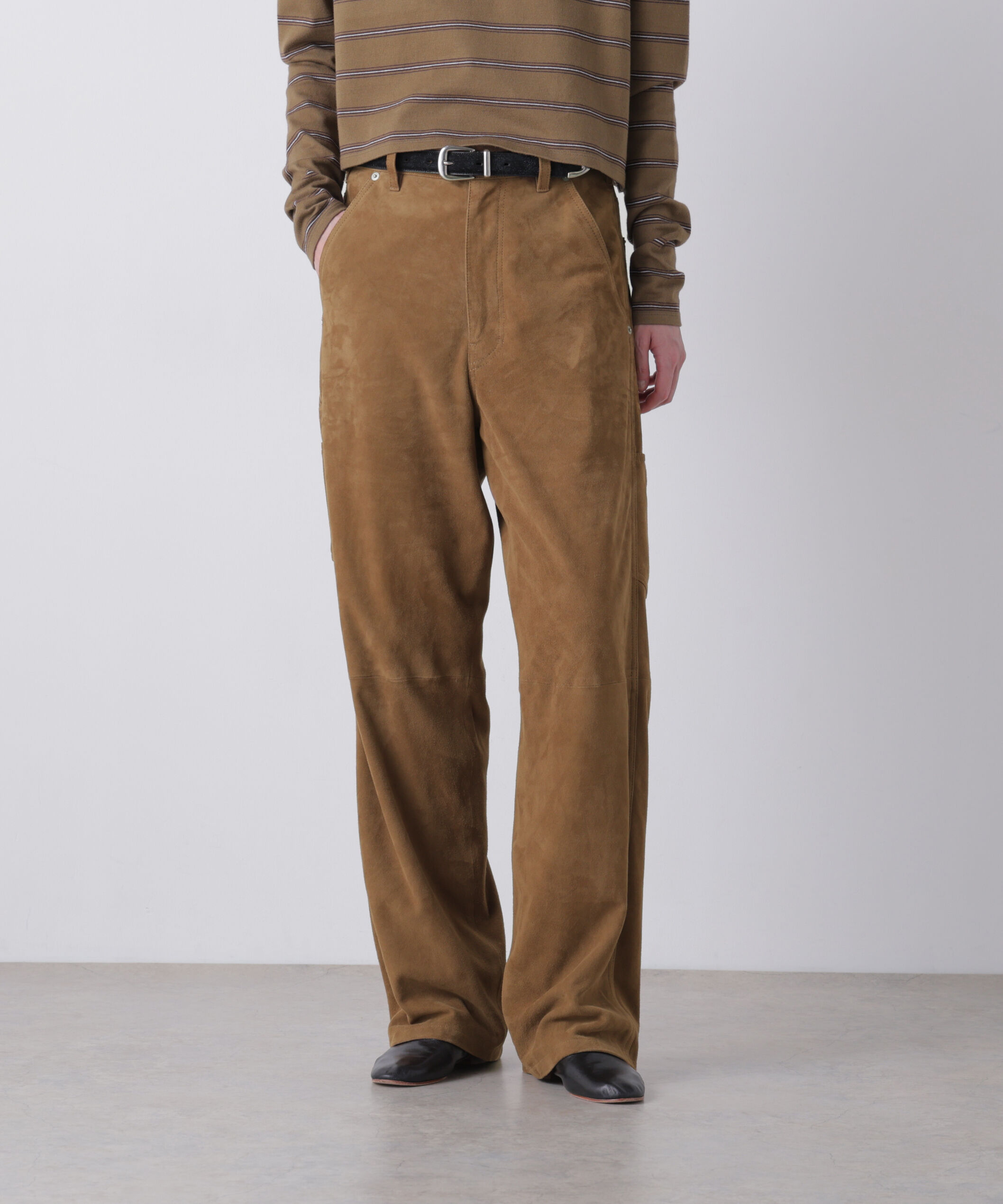 YLEVE 「YLEVE / ROUGH GOAT SUEDE PAINTER PANTS」|その他|