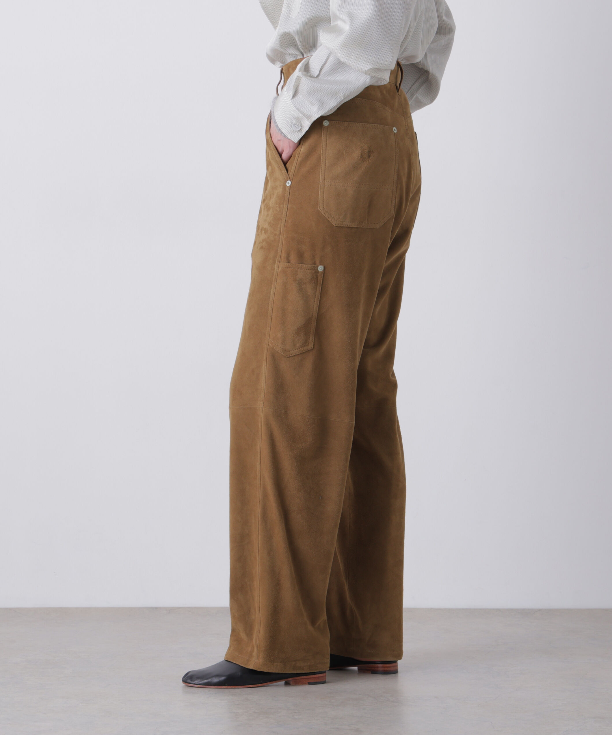 YLEVE 「YLEVE / ROUGH GOAT SUEDE PAINTER PANTS」|その他|