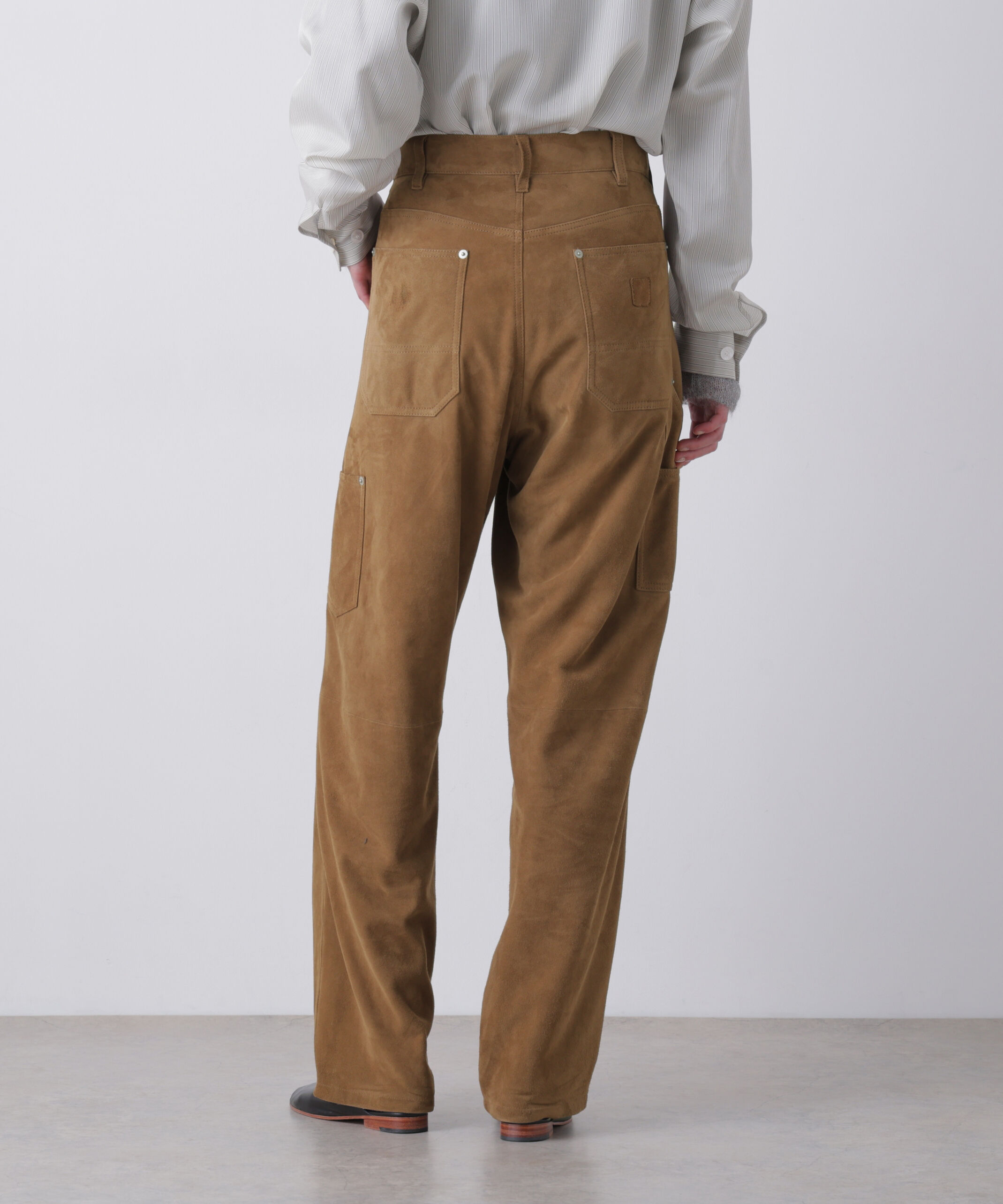 YLEVE 「YLEVE / ROUGH GOAT SUEDE PAINTER PANTS」|その他|