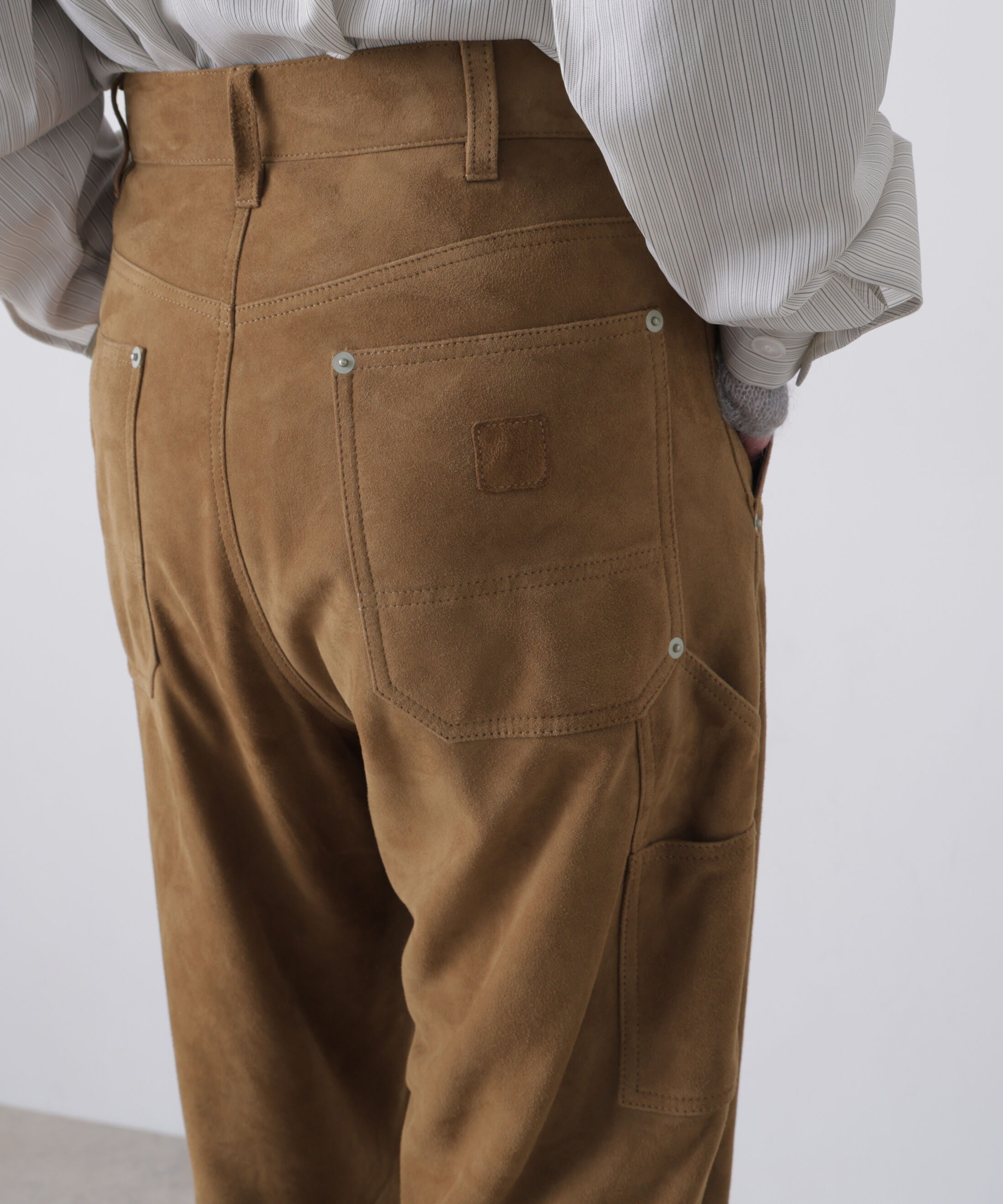 YLEVE 「YLEVE / ROUGH GOAT SUEDE PAINTER PANTS」|その他|