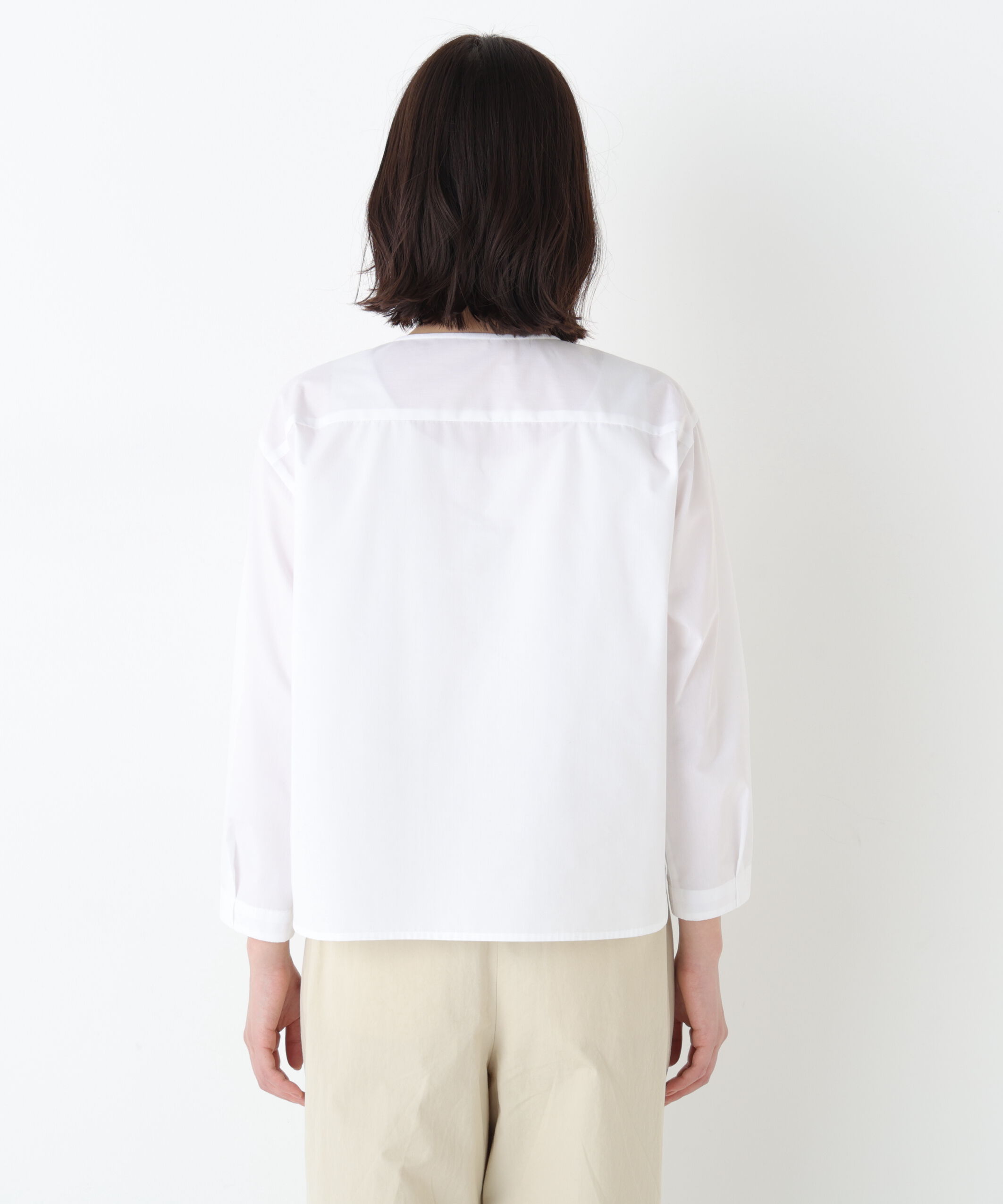  「◆《洗える / Good Price》 カラミレーススキッパーブラウス」|シャツ・ブラウス|