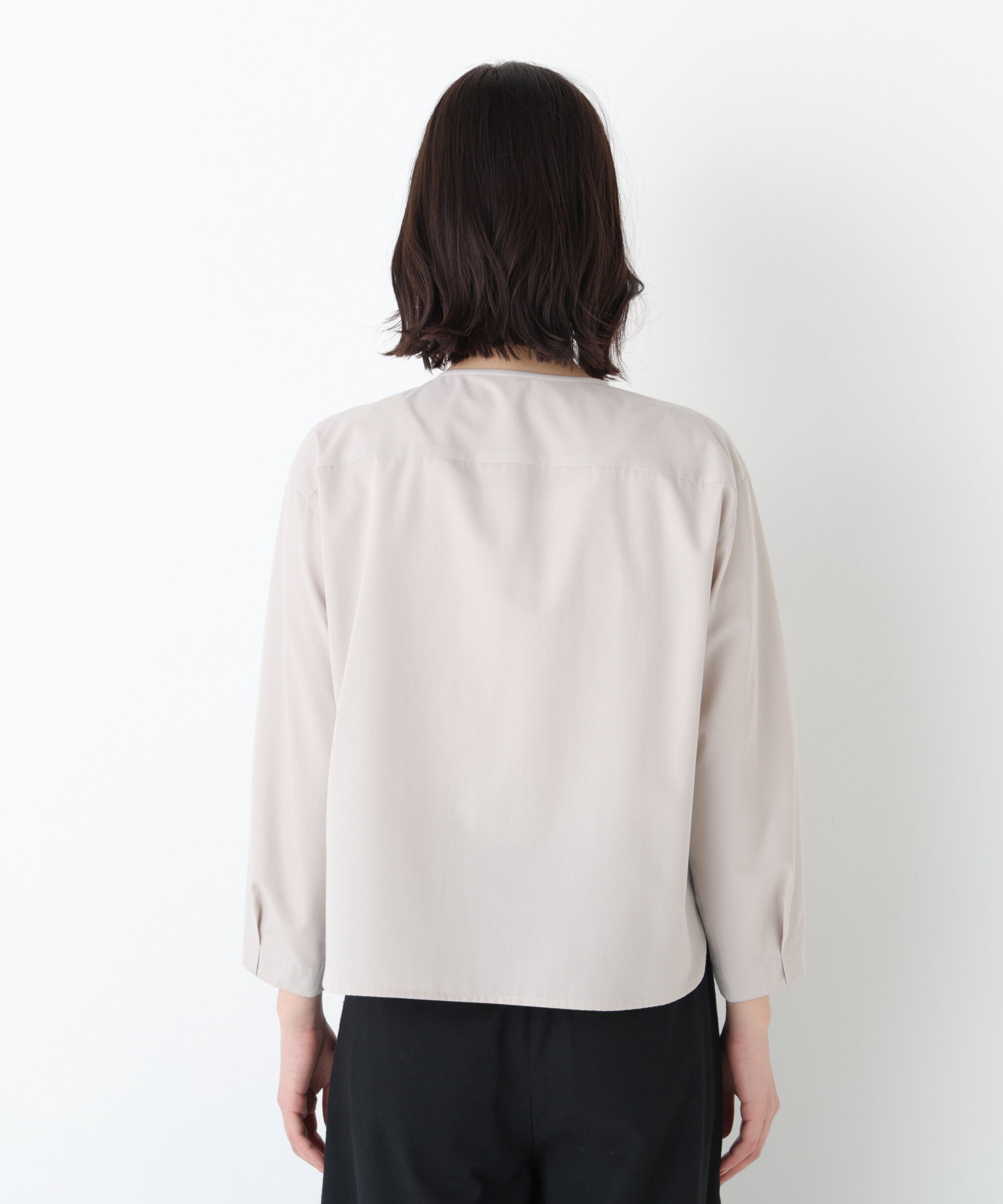  「◆《洗える / Good Price》 カラミレーススキッパーブラウス」|シャツ・ブラウス|