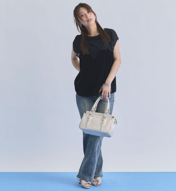 archives「レーストリムベロアビスチェ&times;フレンチＴＥＥ　ＳＥＴ」|カーディガン|
