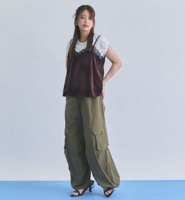 archives「レーストリムベロアビスチェ&times;フレンチＴＥＥ　ＳＥＴ」|カーディガン|
