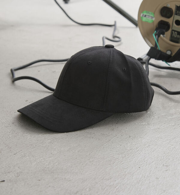 Doux archives「【26AW EC先行予約】スエードライクキャップ」|その他|BLACK