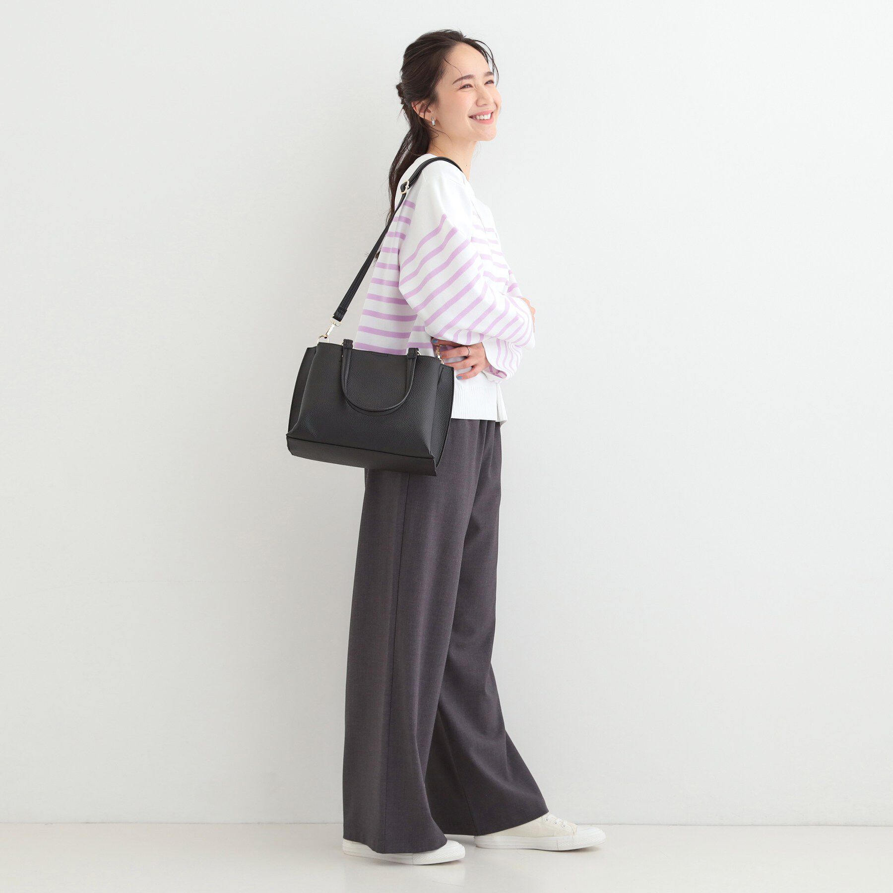 SHOO･LA･RUE「【軽量/2WAY】ふわっと軽いミニトートバッグ」|トートバッグ|