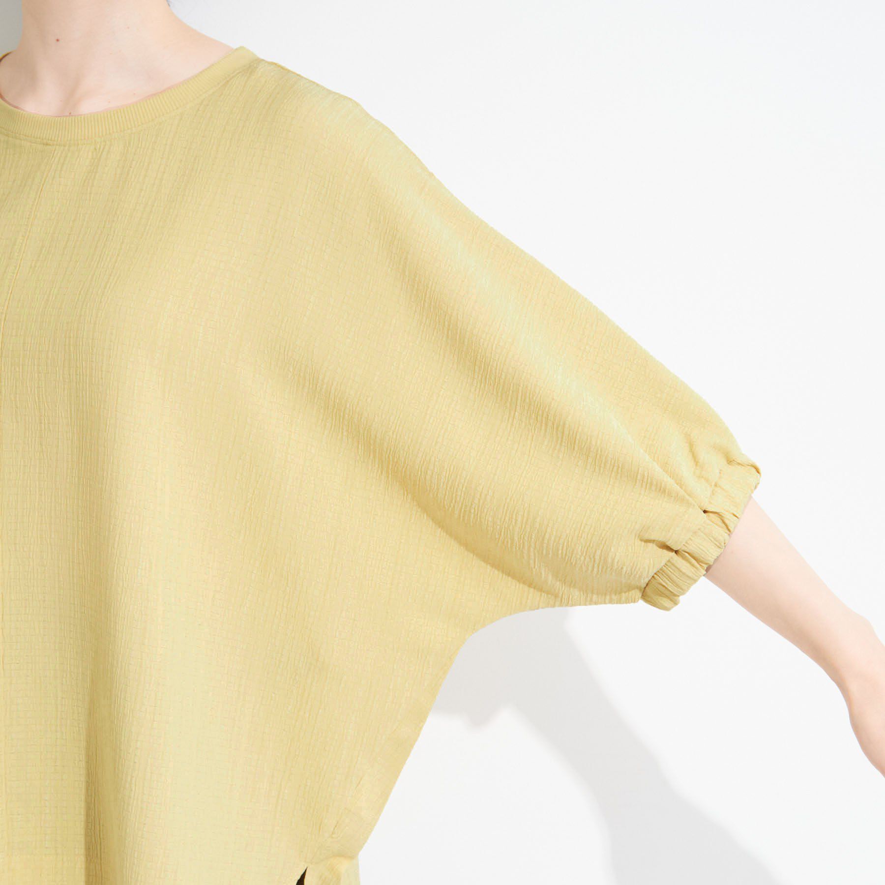 SHOO･LA･RUE「【インせず着られる/洗濯後しわになりにくい】シボシボドルマンブラウス」|シャツ・ブラウス|