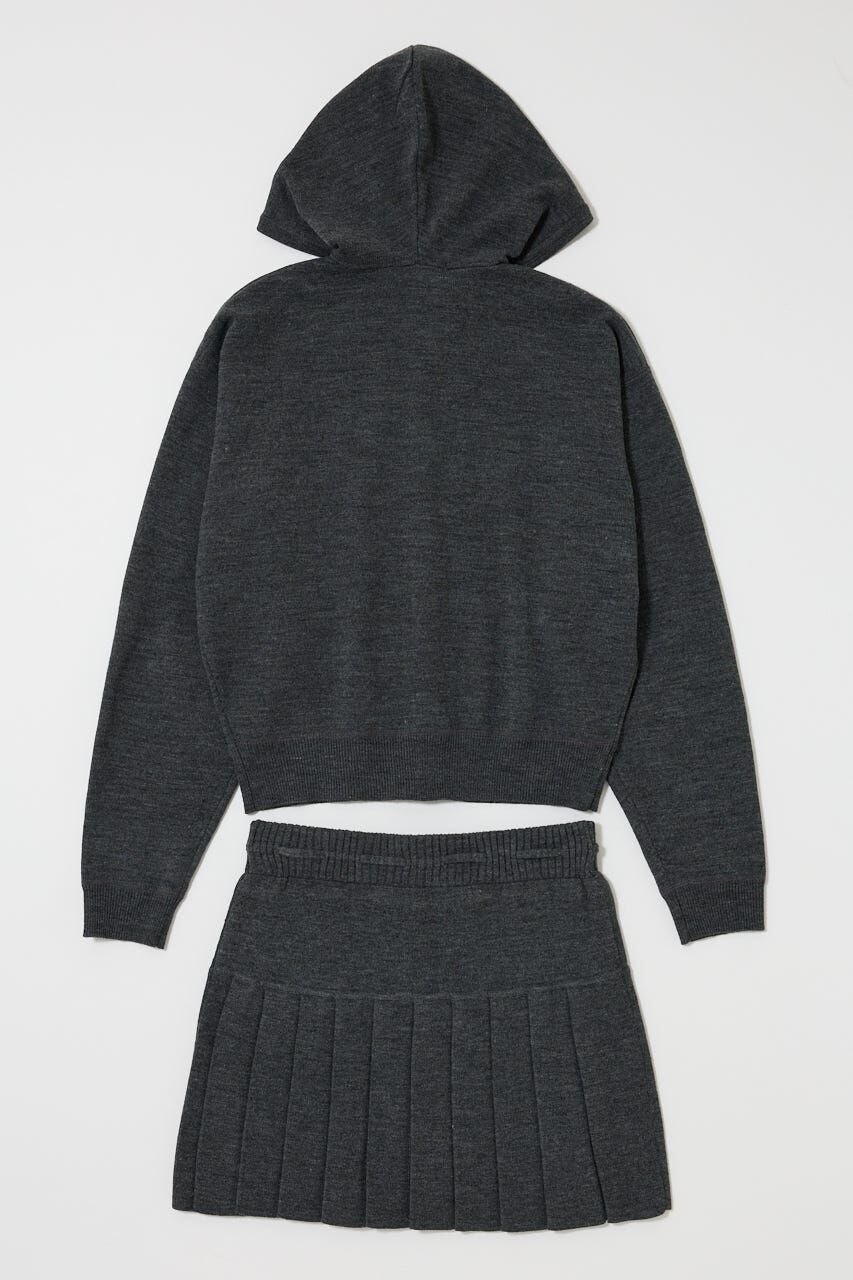 MOUSSY「ZIP UP PARKA & PLEATED ミニスカート」|ワンピース|
