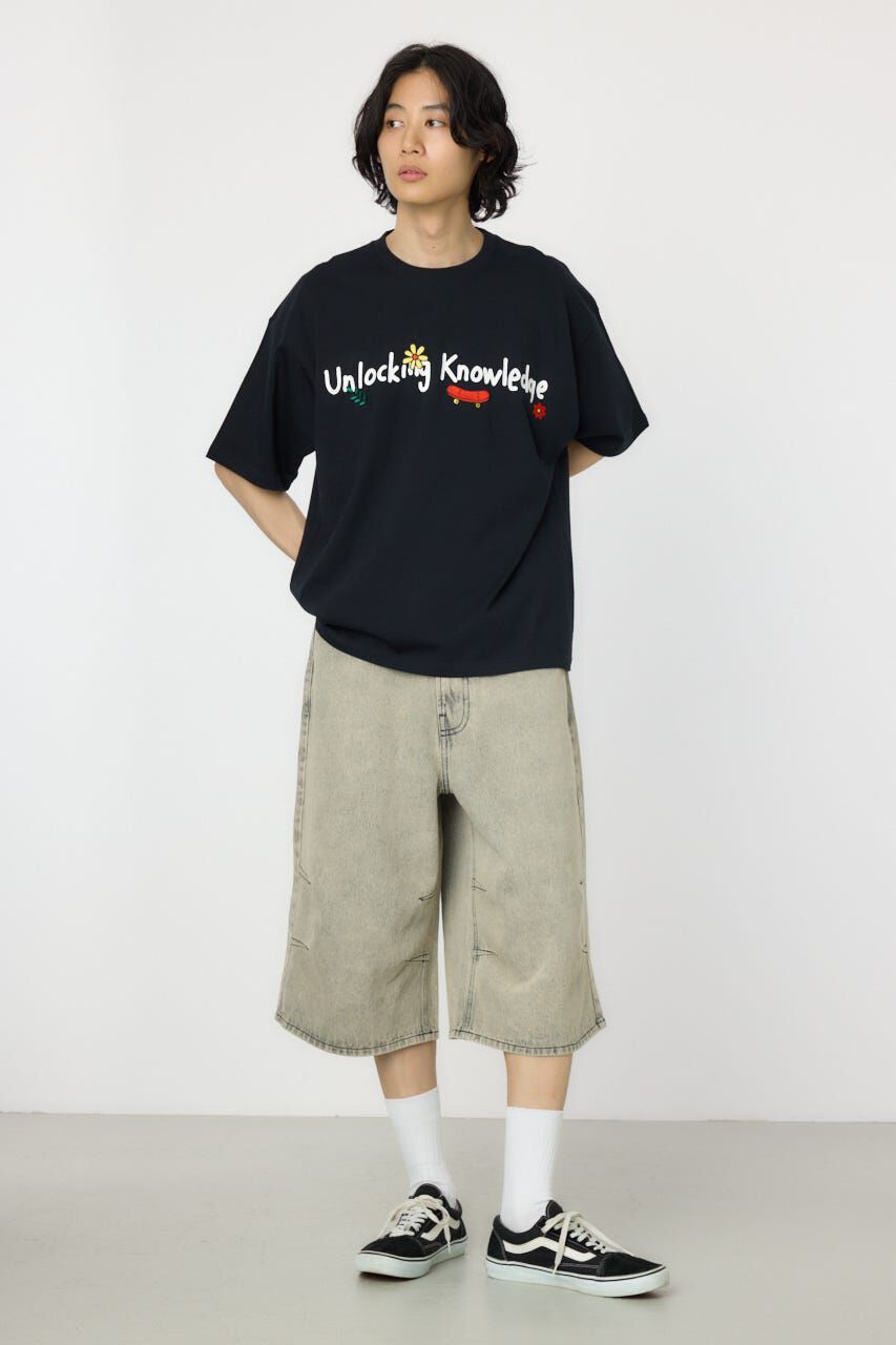 RODEO CROWNS「デニムバミューダパンツ」|デニム|L/GRY1