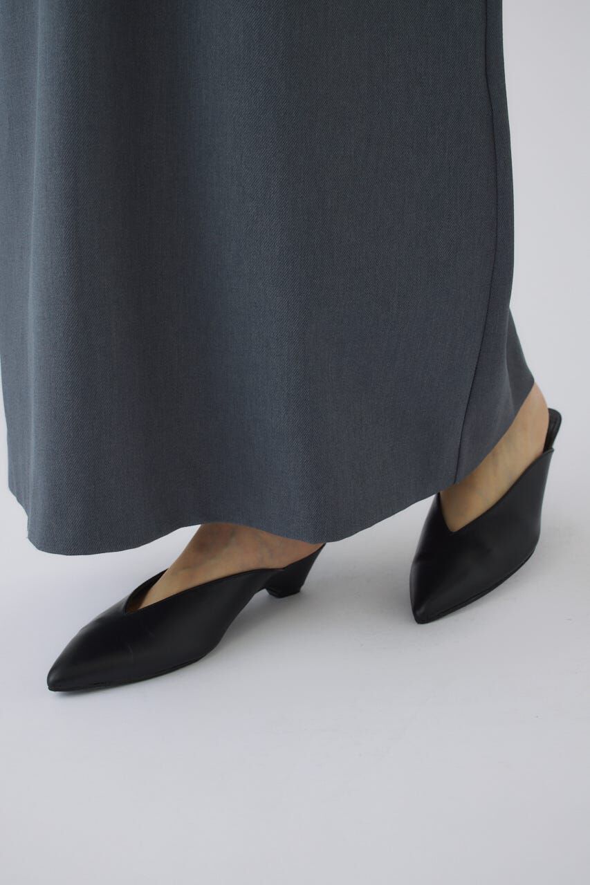 RIM.ARK 「Pointed toe mule」|サンダル|BLK
